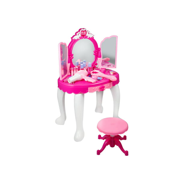 Details about  / Vanity Play Set Girls Pretend Play Makeup Girls Portable Toys Make Up Princess